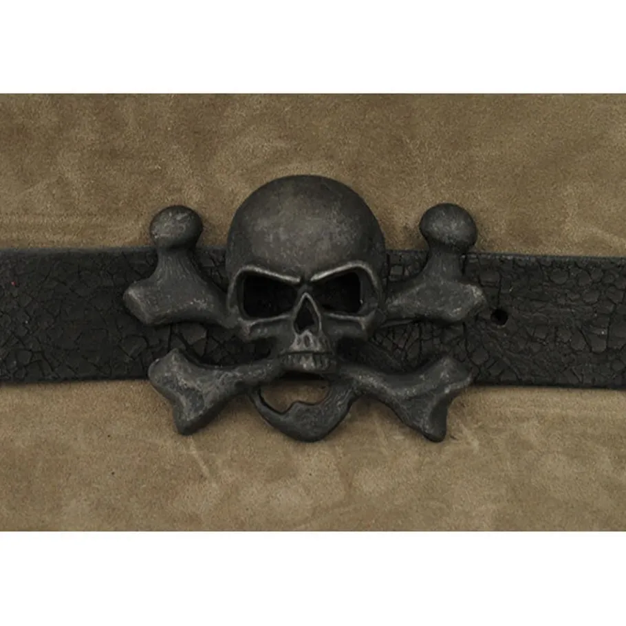 Belts*CYDWOQ Skull Belt - 9664B